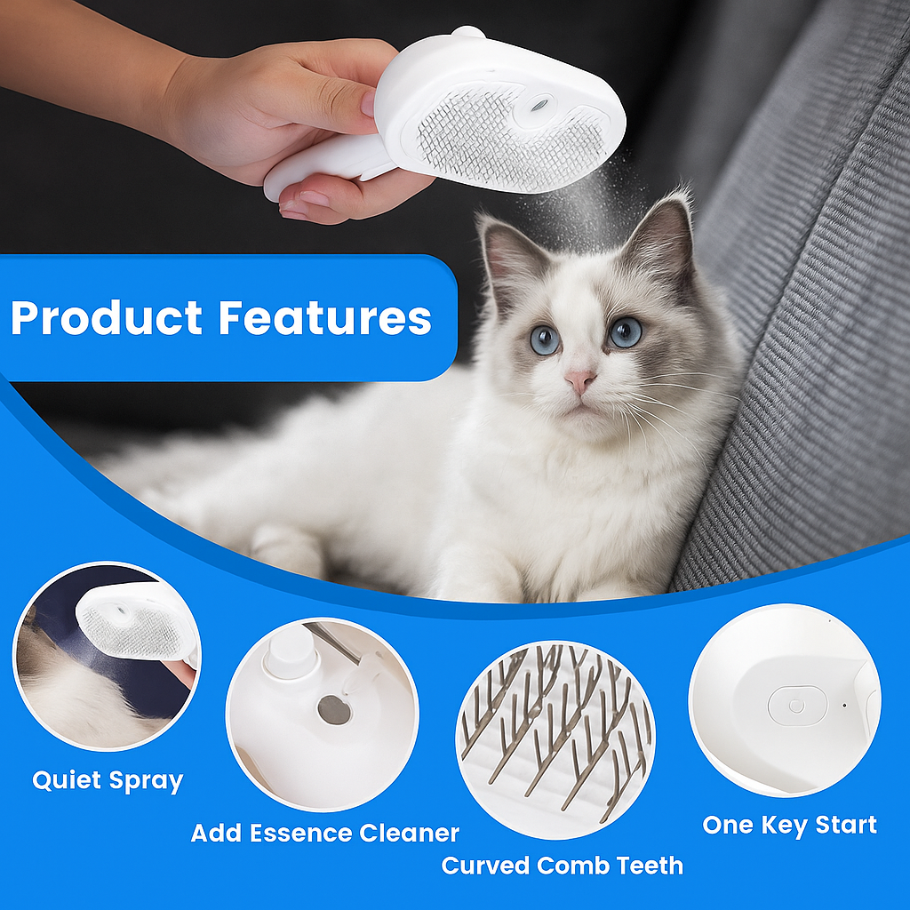 Shed-Free Grooming Mist Brush (DEAL)